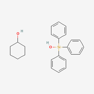 Cyclohexanol--triphenylsilanol (1/1)