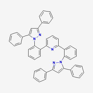 molecular formula C47H33N5 B14191314 2,6-Bis[2-(3,5-diphenyl-1H-pyrazol-1-yl)phenyl]pyridine CAS No. 922730-45-8