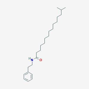 molecular formula C24H41NO B14191330 14-Methyl-N-(2-phenylethyl)pentadecanamide CAS No. 921607-17-2