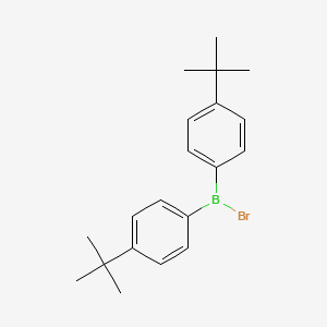 molecular formula C20H26BBr B14191332 Bromobis(4-tert-butylphenyl)borane CAS No. 916162-47-5