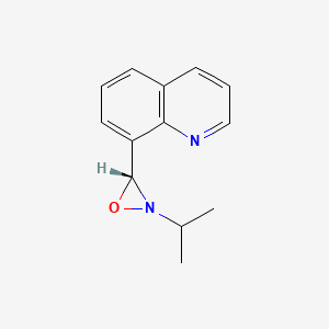 8-[(3R)-2-(Propan-2-yl)oxaziridin-3-yl]quinoline