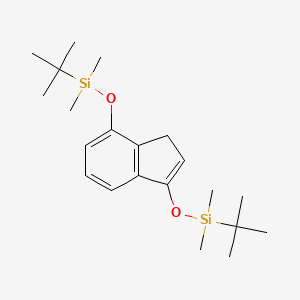 [1H-Indene-3,7-diylbis(oxy)]bis[tert-butyl(dimethyl)silane]