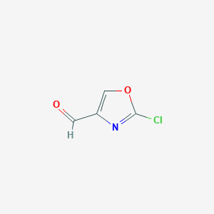 molecular formula C4H2ClNO2 B14191380 2-Chlorooxazole-4-carbaldehyde CAS No. 1060816-36-5