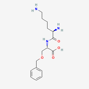 molecular formula C16H25N3O4 B14191407 D-Lysyl-O-benzyl-L-serine CAS No. 921933-69-9