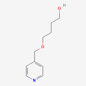 molecular formula C10H15NO2 B14191420 4-[(Pyridin-4-yl)methoxy]butan-1-ol CAS No. 851761-79-0