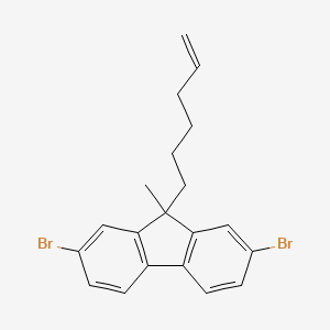 2,7-Dibromo-9-(hex-5-en-1-yl)-9-methyl-9H-fluorene