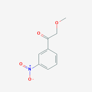molecular formula C9H9NO4 B1419143 2-Methoxy-1-(3-nitrophenyl)ethan-1-one CAS No. 33844-30-3