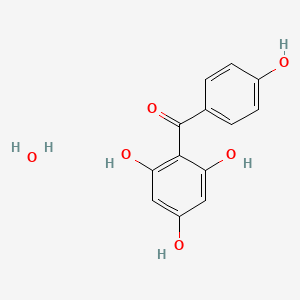 molecular formula C13H12O6 B14191463 (4-Hydroxyphenyl)-(2,4,6-trihydroxyphenyl)methanone;hydrate CAS No. 880877-63-4