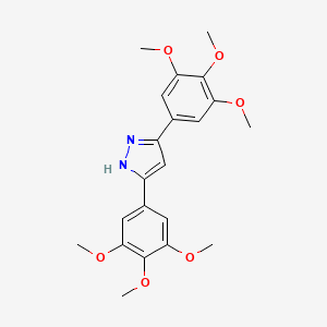 3,5-bis(3,4,5-trimethoxyphenyl)-1H-pyrazole