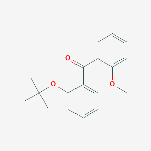 molecular formula C18H20O3 B14191479 (2-tert-Butoxyphenyl)(2-methoxyphenyl)methanone CAS No. 922192-90-3