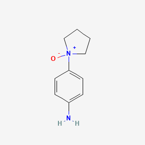 molecular formula C10H14N2O B14191493 4-(1-Oxo-1lambda~5~-pyrrolidin-1-yl)aniline CAS No. 922142-66-3