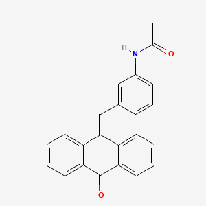 molecular formula C23H17NO2 B14191496 N-{3-[(10-Oxoanthracen-9(10H)-ylidene)methyl]phenyl}acetamide CAS No. 877220-78-5