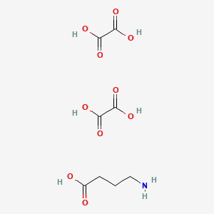 4-Aminobutanoic acid;oxalic acid