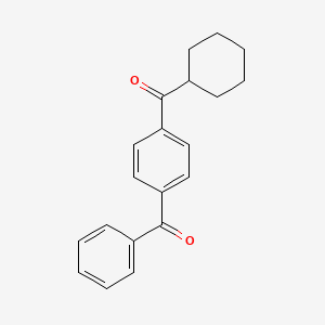 (4-Benzoylphenyl)(cyclohexyl)methanone