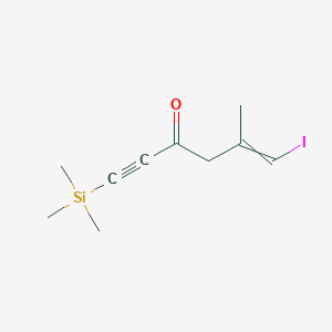 6-Iodo-5-methyl-1-(trimethylsilyl)hex-5-en-1-yn-3-one