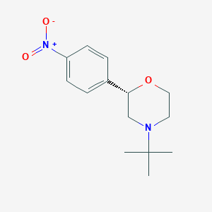 molecular formula C14H20N2O3 B14191591 (2S)-4-tert-butyl-2-(4-nitrophenyl)morpholine CAS No. 920798-99-8