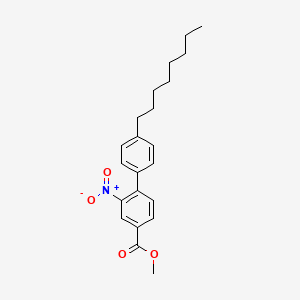 Methyl 2-nitro-4'-octyl[1,1'-biphenyl]-4-carboxylate