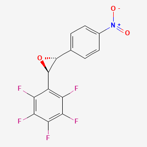 (2R,3S)-2-(4-nitrophenyl)-3-(2,3,4,5,6-pentafluorophenyl)oxirane