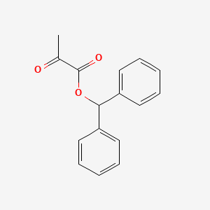 molecular formula C16H14O3 B14191718 Propanoic acid, 2-oxo-, diphenylmethyl ester CAS No. 848598-59-4