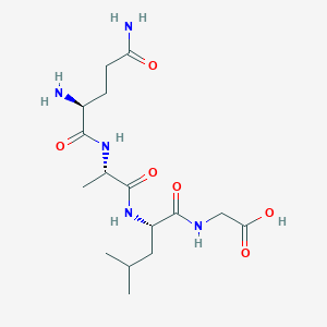 molecular formula C16H29N5O6 B14191731 L-Glutaminyl-L-alanyl-L-leucylglycine CAS No. 845510-03-4