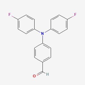 molecular formula C19H13F2NO B14191737 4-[Bis(4-fluorophenyl)amino]benzaldehyde CAS No. 922495-38-3