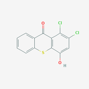 molecular formula C13H6Cl2O2S B14191761 1,2-Dichloro-4-hydroxy-9H-thioxanthen-9-one CAS No. 851047-64-8