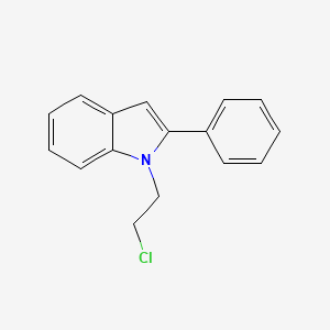 1-(2-Chloroethyl)-2-phenyl-1H-indole