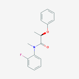 molecular formula C16H16FNO2 B14191767 (2R)-N-(2-fluorophenyl)-N-methyl-2-phenoxypropanamide CAS No. 835652-98-7