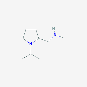 molecular formula C9H20N2 B14191785 (1-isopropyl-2-pyrrolidinyl)-N-methylmethanamine CAS No. 901585-59-9