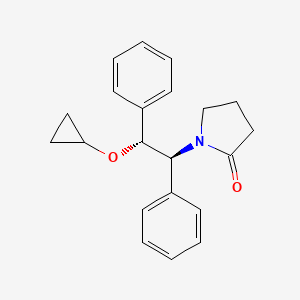 1-[(1S,2R)-2-cyclopropyloxy-1,2-diphenylethyl]pyrrolidin-2-one