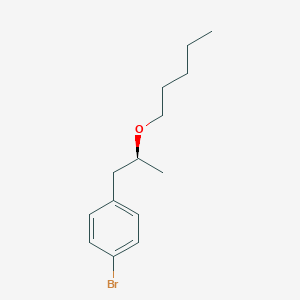 molecular formula C14H21BrO B14191808 1-Bromo-4-[(2S)-2-(pentyloxy)propyl]benzene CAS No. 918441-56-2