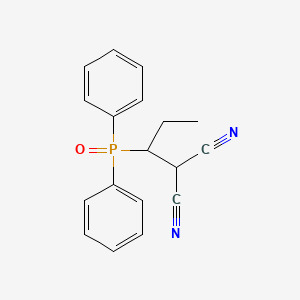 [1-(Diphenylphosphoryl)propyl]propanedinitrile