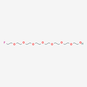 molecular formula C16H33FO8 B14191855 23-Fluoro-3,6,9,12,15,18,21-heptaoxatricosan-1-ol CAS No. 917763-55-4