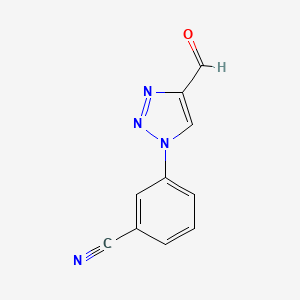 3-(4-Formyl-1H-1,2,3-triazol-1-yl)benzonitrile