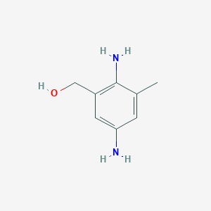 molecular formula C8H12N2O B14191872 (2,5-Diamino-3-methylphenyl)methanol CAS No. 925917-32-4