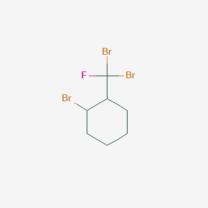 molecular formula C7H10Br3F B14191885 1-Bromo-2-[dibromo(fluoro)methyl]cyclohexane CAS No. 920264-93-3