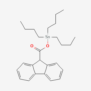 Tributyl[(9H-fluorene-9-carbonyl)oxy]stannane