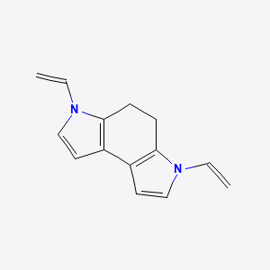 3,6-Diethenyl-3,4,5,6-tetrahydropyrrolo[3,2-e]indole