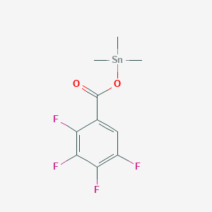 Trimethyl[(2,3,4,5-tetrafluorobenzoyl)oxy]stannane