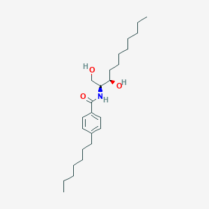 molecular formula C25H43NO3 B14191912 N-[(2S,3R)-1,3-dihydroxyundecan-2-yl]-4-heptylbenzamide CAS No. 920277-36-7