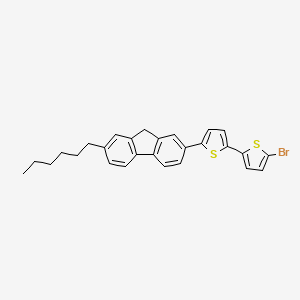 5-Bromo-5'-(7-hexyl-9H-fluoren-2-YL)-2,2'-bithiophene