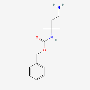 B1419195 Benzyl (4-amino-2-methylbutan-2-yl)carbamate CAS No. 1131622-26-8