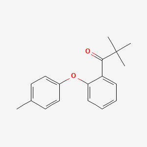 2,2-Dimethyl-1-[2-(4-methylphenoxy)phenyl]propan-1-one