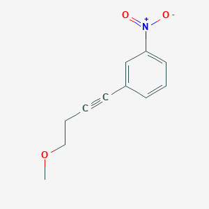 1-(4-Methoxybut-1-yn-1-yl)-3-nitrobenzene