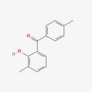 molecular formula C15H14O2 B14191995 (2-Hydroxy-3-methylphenyl)(4-methylphenyl)methanone CAS No. 887344-78-7