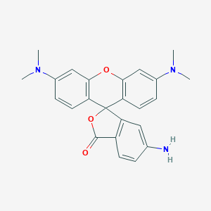 molecular formula C24H23N3O3 B014192 6-Aminotetramethylrhodamine CAS No. 159435-10-6