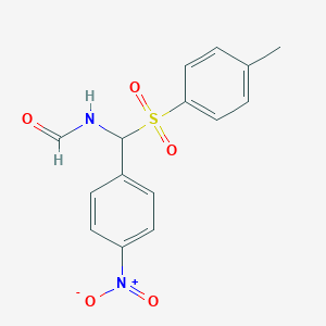 molecular formula C15H14N2O5S B14192007 Formamide, N-[[(4-methylphenyl)sulfonyl](4-nitrophenyl)methyl]- CAS No. 850011-51-7