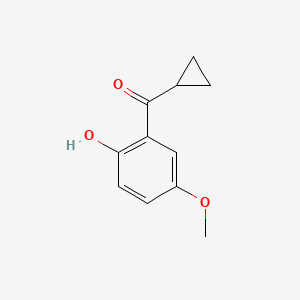 molecular formula C11H12O3 B14192013 Cyclopropyl(2-hydroxy-5-methoxyphenyl)methanone CAS No. 918311-57-6