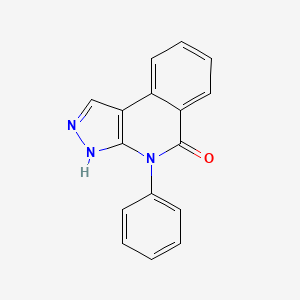 4-Phenyl-3,4-dihydro-5H-pyrazolo[3,4-c]isoquinolin-5-one