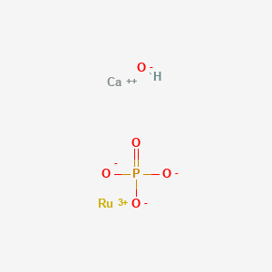 molecular formula CaHO5PRu+ B14192092 calcium;ruthenium(3+);hydroxide;phosphate CAS No. 850723-06-7